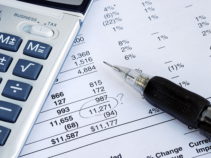 find a mistake when auditing the financial statement