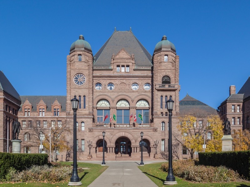 Ontario Queen's Park Legislative Building