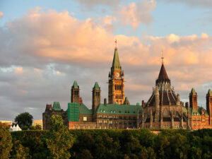 Canadian parliament in Ottawa