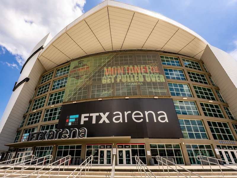 FTX Arena Downtown Miami FL formerly American Airlines Stadium stock photo
