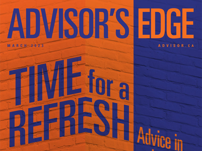 Advisor's Edge last issue cover