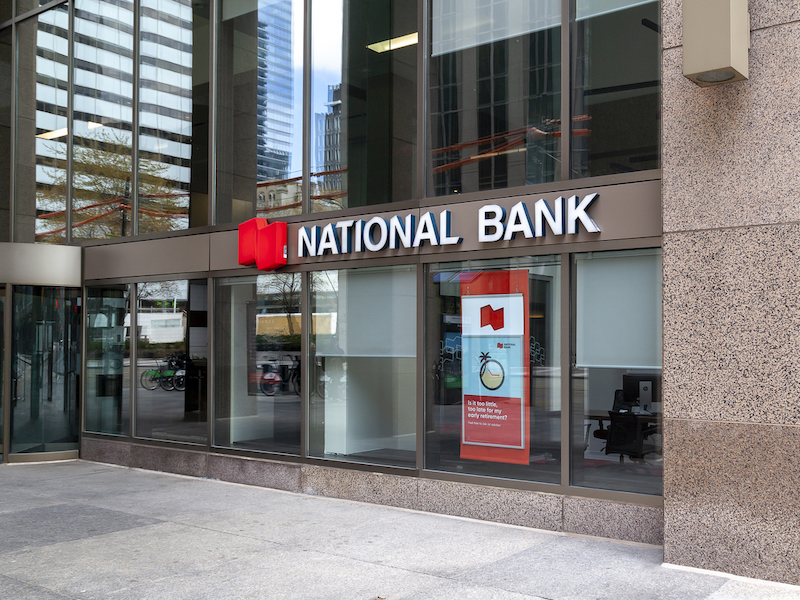 National Bank lobby