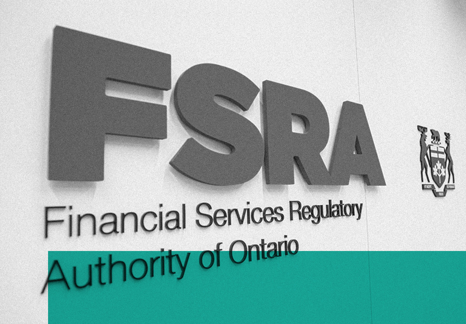 FSRA Logo in entrance